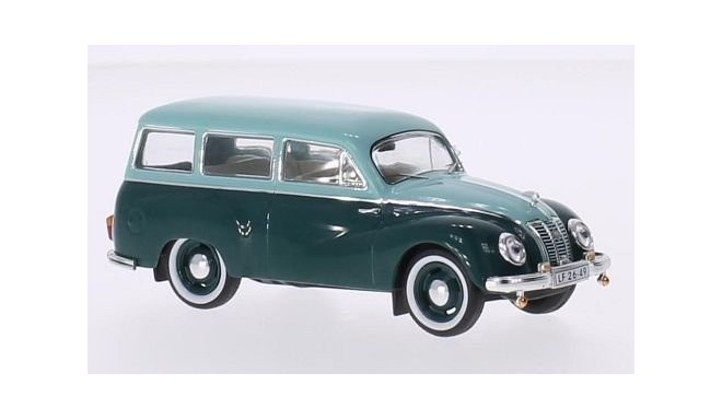 Whitebox model car IFA F9 Station Wagon 1953, turquoise/green