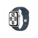 Watch SE GPS 44mm Silver Aluminium Case with Storm Blue Sport Band - M/L