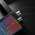 HOCO COOL charging data cable for Micro X38 1 metr black
