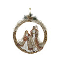 Рождественский венок DKD Home Decor полиэстер (30 x 5 x 30 cm)