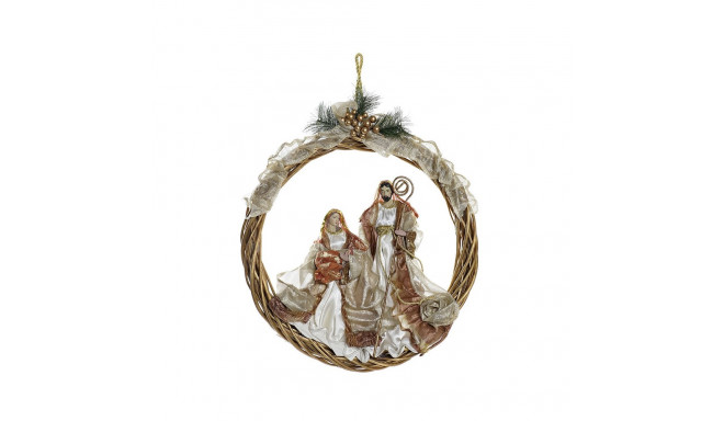 Рождественский венок DKD Home Decor полиэстер (30 x 5 x 30 cm)