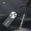 USAMS Adapter audio Bluetooth 5.0 USB-AUX szary|tarnish SJ464JSQ01 (US-SJ464)