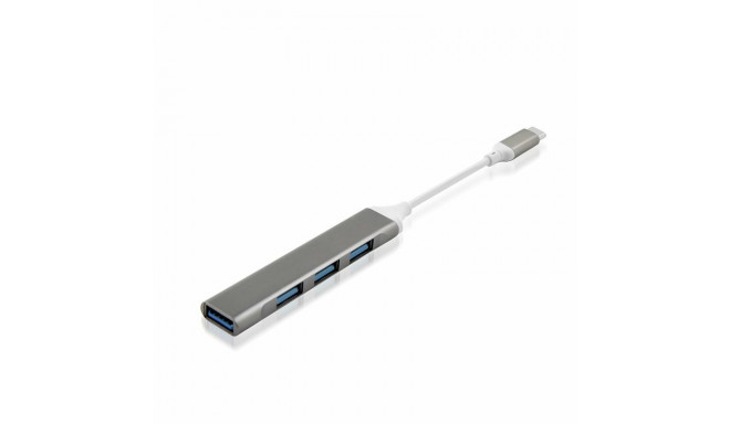 Goodbuy mini adapter  (splitter) USB-C (Type-C) to 4 x USB 3.0 silver