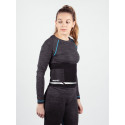 waist trimmer belt AVENTO 44SI adjustablle L/XL Black/Silver grey