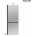 Bomann KG 320.2 50cm 165L ix-look E.