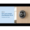 Reolink FE-P 6MP 360° Panoramic Indoor Fisheye Camera with Built-in Siren & Two-Way Audio