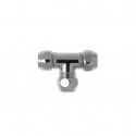 CHROME PLATED THREE WAY JOINT 3/8X3/8X1