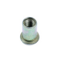 OPEN FLAT HEAD BLIND RIVET NUT M5 0.8X12