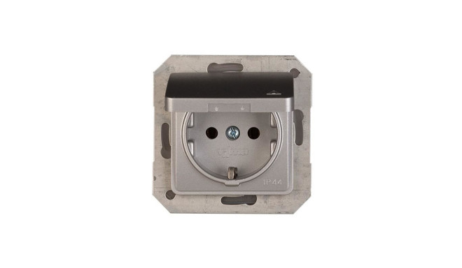 EARTHED SOCKET OUTLET IP44 MET.RP16-0