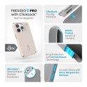 Speck Presidio2 Pro ClickLock & MagSafe - Case for iPhone 15 Pro (Bleached Bone / Heirloom Gold / Ha