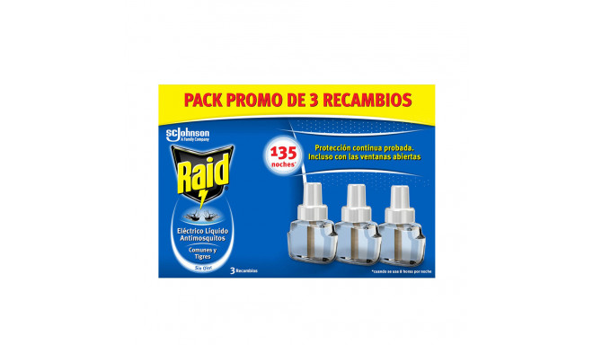 RAID PROTECCION ANTIMOSQUITOS x 3 recambios