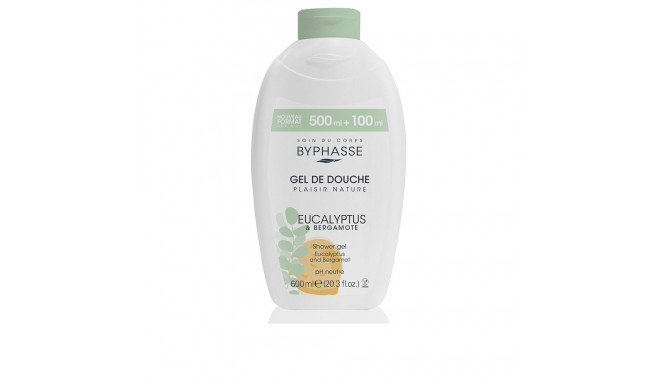 BYPHASSE EUCALYPTUS & BERGAMOTE gel de ducha 600 ml