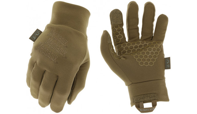 Ziemas Cimdi Mechanix ColdWork Base Layer Coyote, XL izmērs