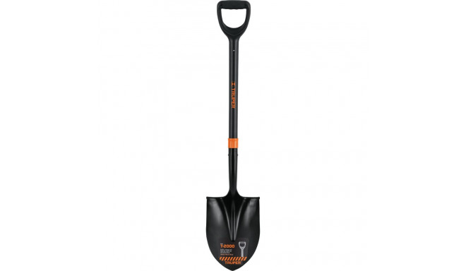 Lāpsta ar apaļu asmeni 21cm ar stiklašķiedras kātu 104cm Truper®