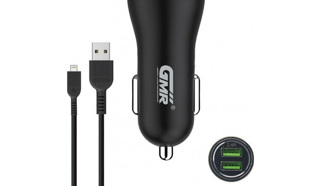 Car Charger Goms Lightning Cable 1 m