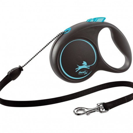 Dog Lead Flexi BLACK DESIGN 3 m Blue XS