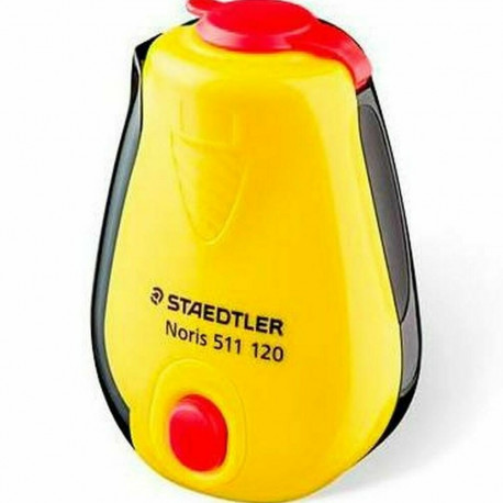 Pencil Sharpener Staedtler Yellow Black Plastic (12 Units)