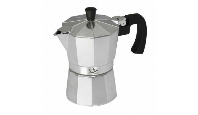 Italian Coffee Pot JATA CCA3          * Silver Aluminium 3 Cups