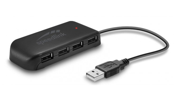 Speedlink USB хаб Snappy Evo USB 2.0 7-port (SL-140005-BK) (поврежденная упаковка)