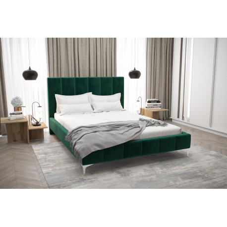 Voodi Luna 140×200cm, roheline