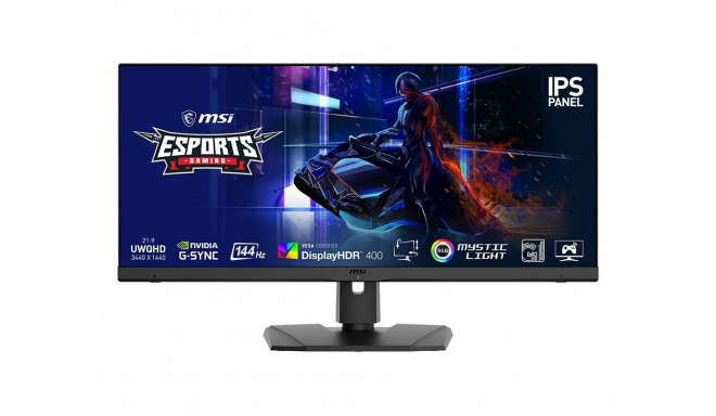 MSI Optix MPG341QR LED display 86.4 cm (34") 3440 x 1440 pixels UltraWide Quad HD LCD Black