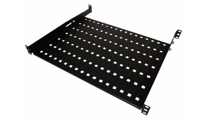 Alantec SA-P-19-1U-450-4-C-02 fikseeritud riiul 19" 1U sügavus 450mm must