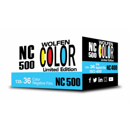 Orwo film Wolfen NC500 400/36