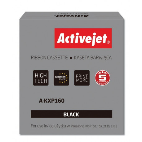 Activejet A-KXP160 Ink ribbon (replacement for Panasonic KXP160; Supreme; 3.000.000 characters; blac