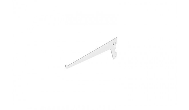 BRACKET SINGLE SLOT 250 MM WHITE