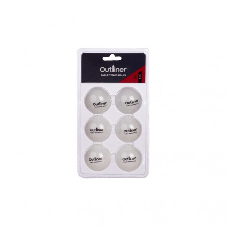 TABLE TENNIS BAL W392PP-3 6PCS OUTLINER