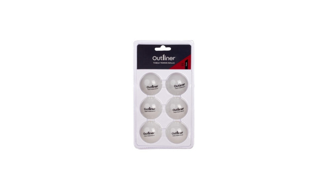 Lauatennise pallid 6 tk OUTLINER