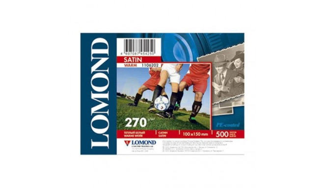 Lomond Premium Photo Paper Satin 270 g/m2 10x15, 500 sheets, Warm