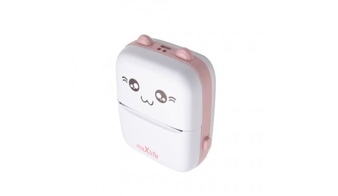 Maxlife Bluetooth thermal printer MXTP-100 pink