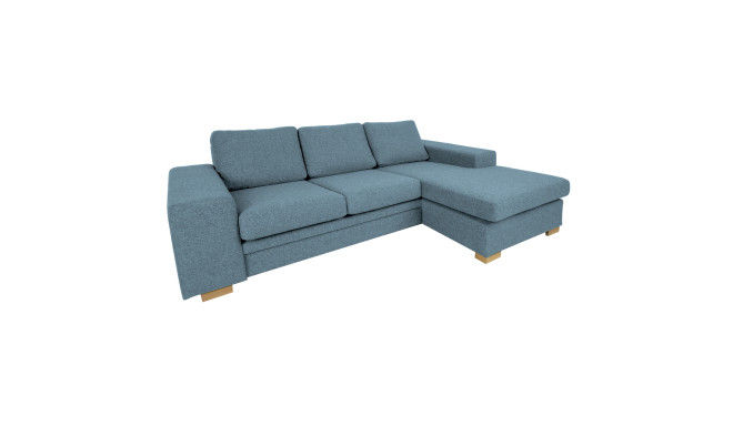 Corner sofa DAGMAR light blue