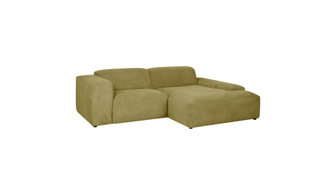 Corner sofa LEHTE right corner, green