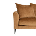 Corner sofa LARTES right corner, brown