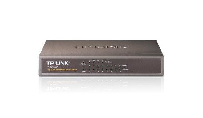 Switch|TP-LINK|8x10Base-T / 100Base-TX|TL-SF1008P