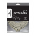 PATCH CABLE CAT6 UTP 15M/GREY PP6U-15M GEMBIRD