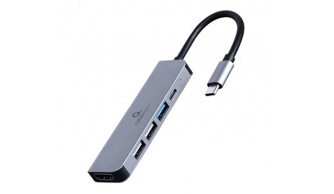 I/O ADAPTER USB-C TO HDMI/USB3/5IN1 A-CM-COMBO5-03 GEMBIRD