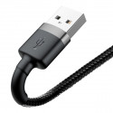 Baseus CALKLF-RG1 Cafule USB lightning kaabel 2A | 3m must+hall