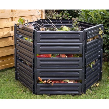 AIR-KING composter 1100 L, black