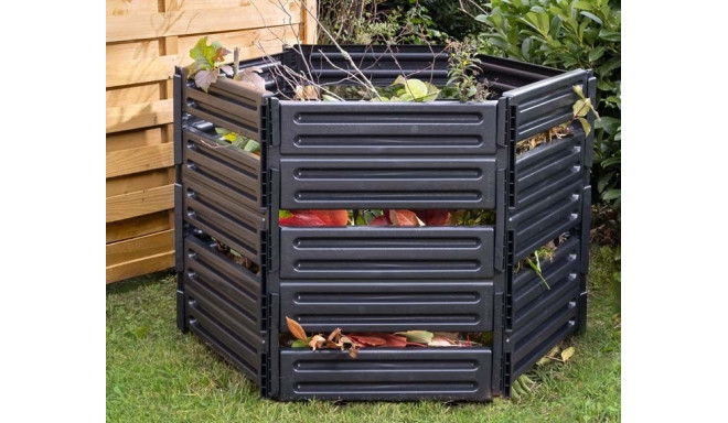 AIR-KING composter 1100 L, black