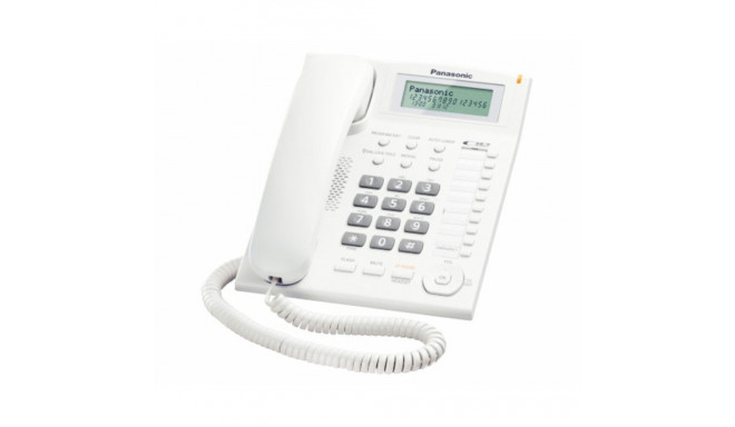 Landline Telephone Panasonic KX-TS880EXW LCD White