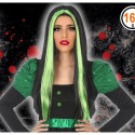 Halloween Wig 118189 (60 cm) White Black Green - Green