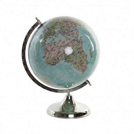 Globe DKD Home Decor Blue Paper Iron Plastic 33 x 30 x 41 cm