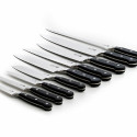 Chef's knife Quid Professional Inox Chef Black Metal 20 cm (Pack 6x)