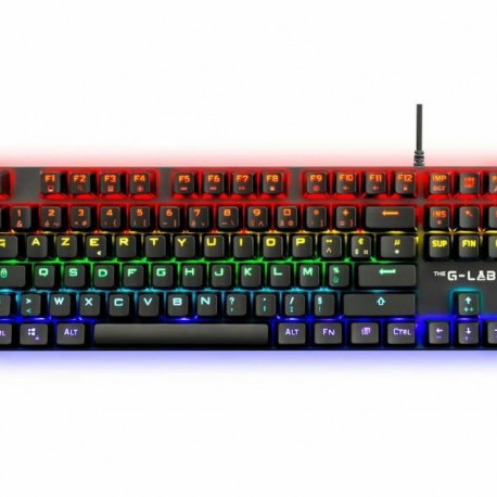 Gaming Keyboard The G-Lab Mercury AZERTY French Black