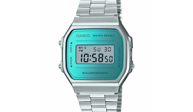 Vīriešu Pulkstenis Casio A168WEM-2EF Sudrabains