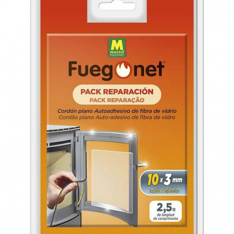 Repair kit Massó Shoelace, cord Self-adhesives Flat 2,5 m