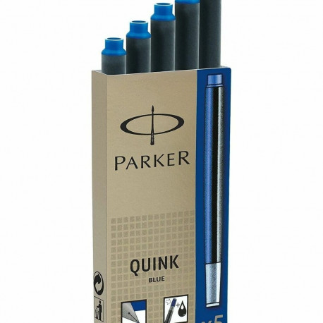 Pastapliiatsi tindi täide Parker Quink Ink 5 Tükid (4 Ühikut)